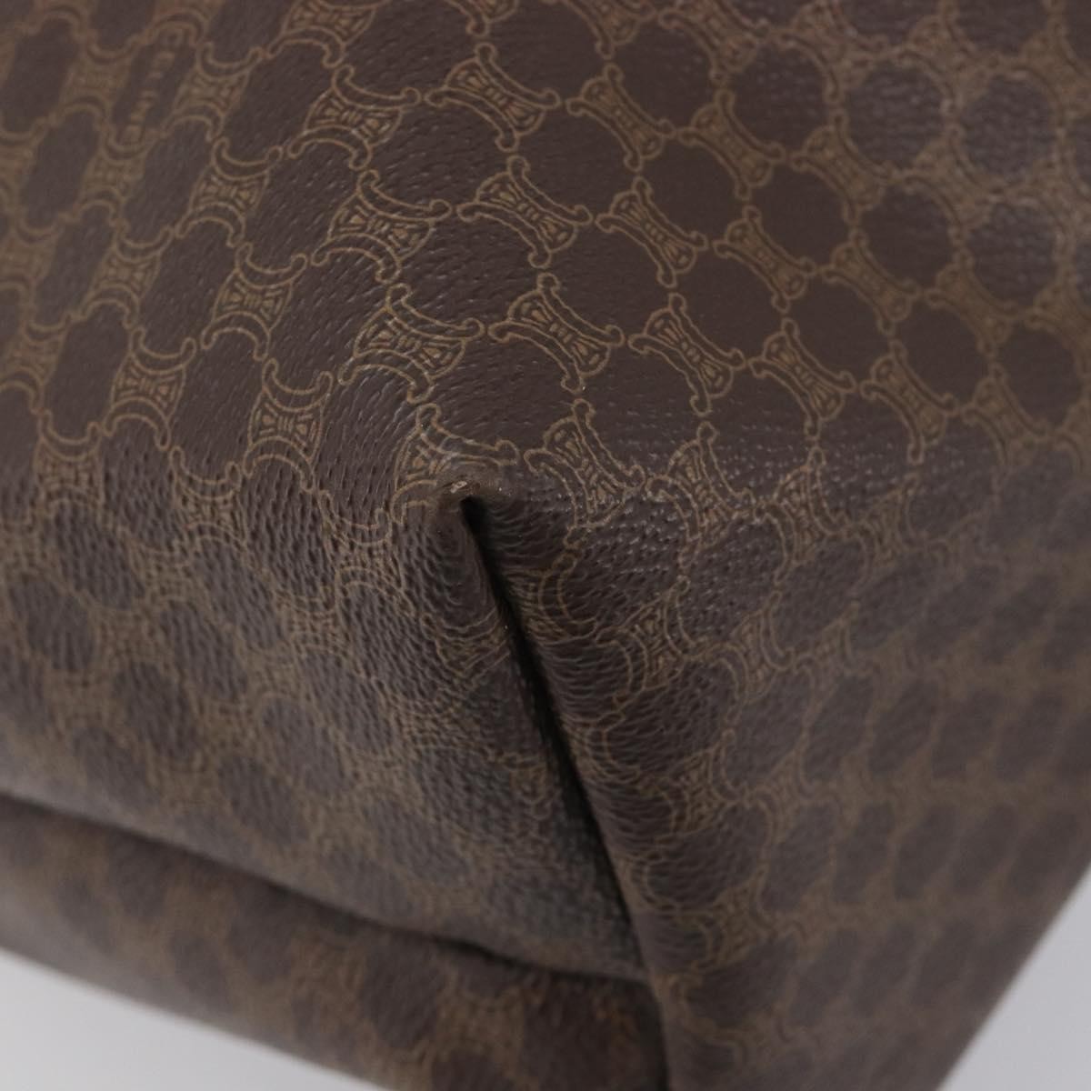Celine Macadam Canvas and Leather, Brown, Canvas, Tote Bag