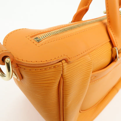 Louis Vuitton Dhanura Epi Leather, Orange, Leather, Handbag