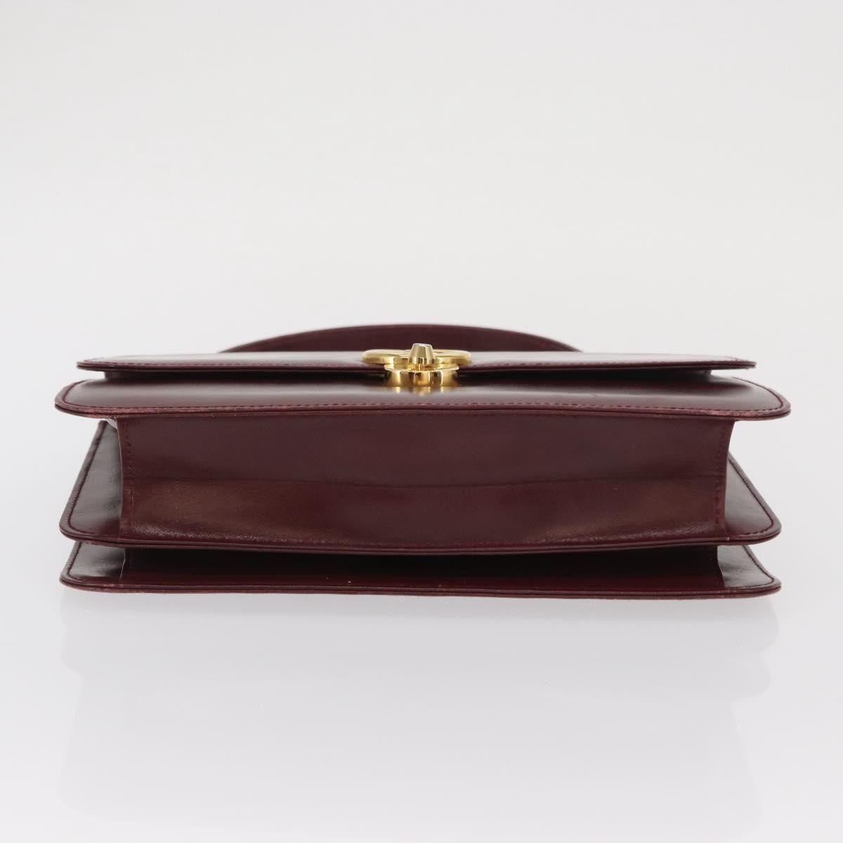 Gucci Vintage Leather, Burgundy, Leather, Handbag