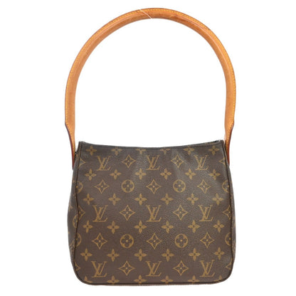 Louis Vuitton Looping Monogram Canvas, Brown, Canvas, Handbag