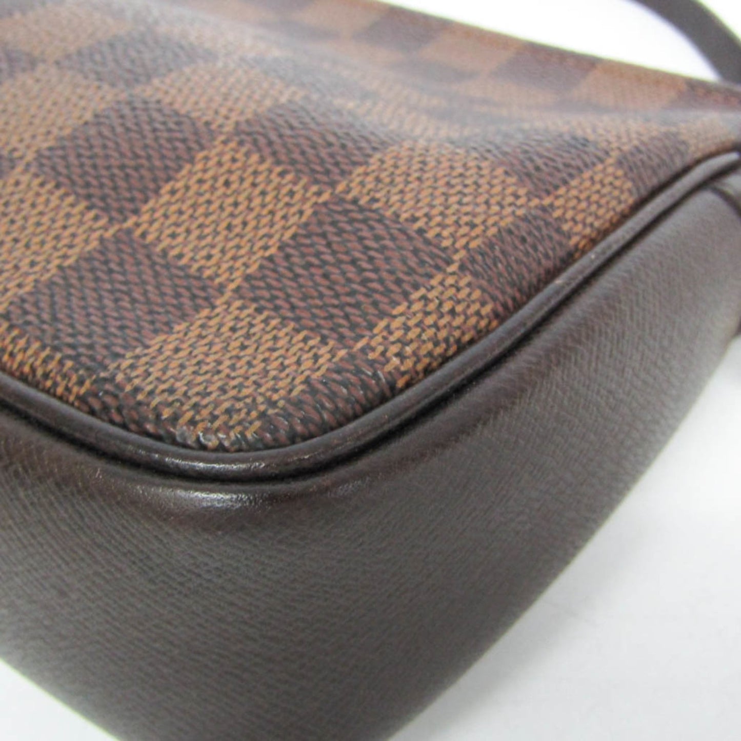 Louis Vuitton Trousse Make Up Damier Canvas, Brown, Canvas, Clutch