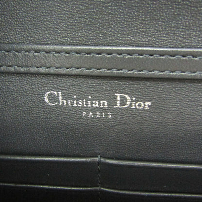 Christian Dior Diorama Chain Clutch Leather, Silver, Leather, Shoulder Bag