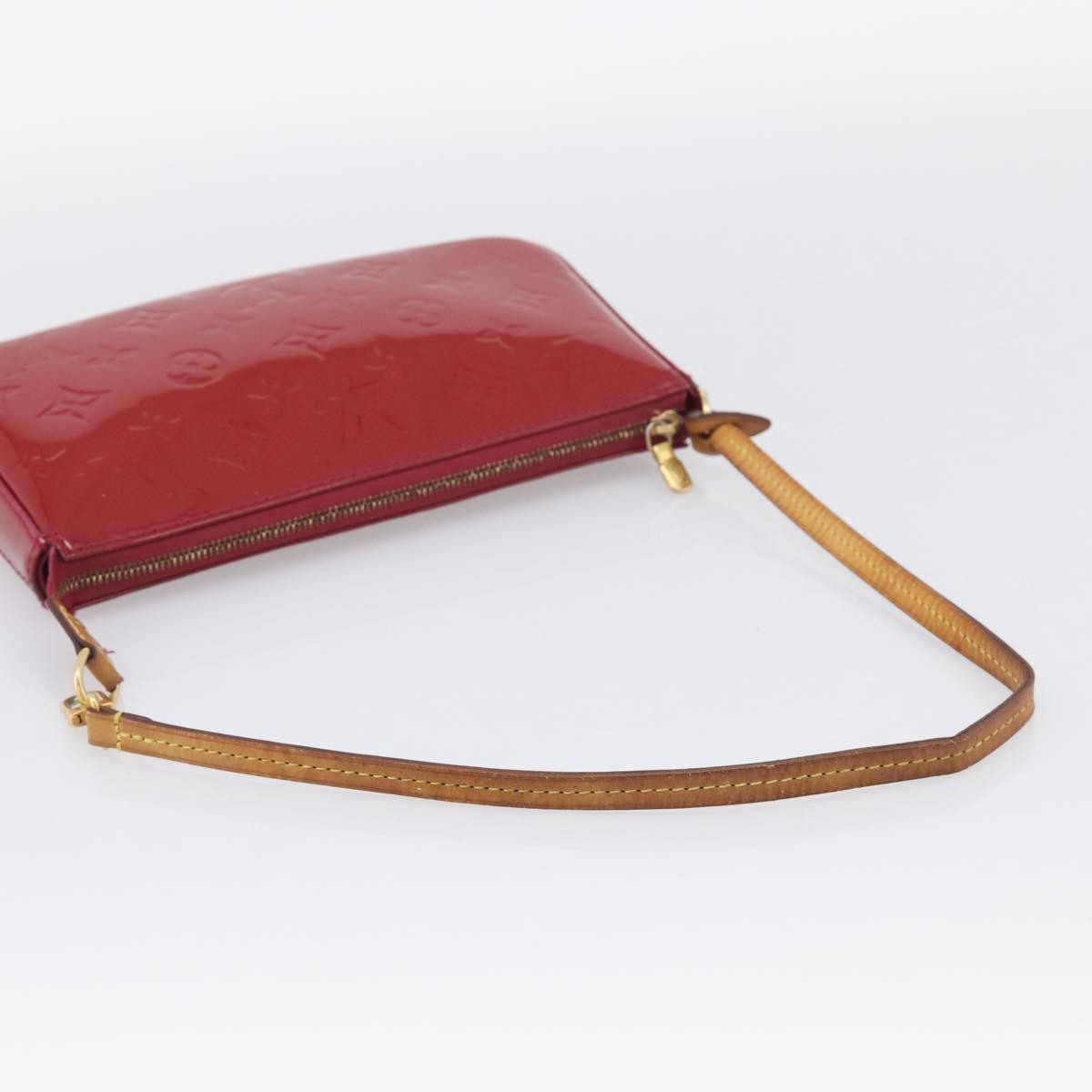 Louis Vuitton Pochette Accessoires NM Monogram Vernis, Pink, Patent Leather, Clutch