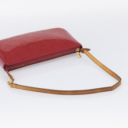 Louis Vuitton Pochette Accessoires NM Monogram Vernis, Pink, Patent Leather, Clutch