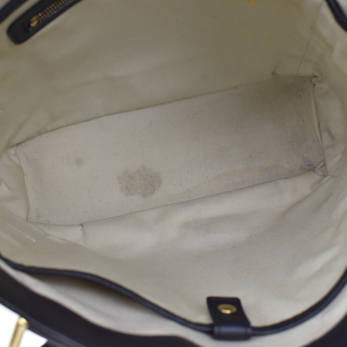 Louis Vuitton Lucille Mini Lin, Blue, Canvas, Handbag