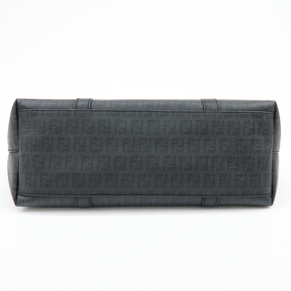 Fendi Superstar Zucchino Coated Canvas, Black, Canvas, Tote Bag