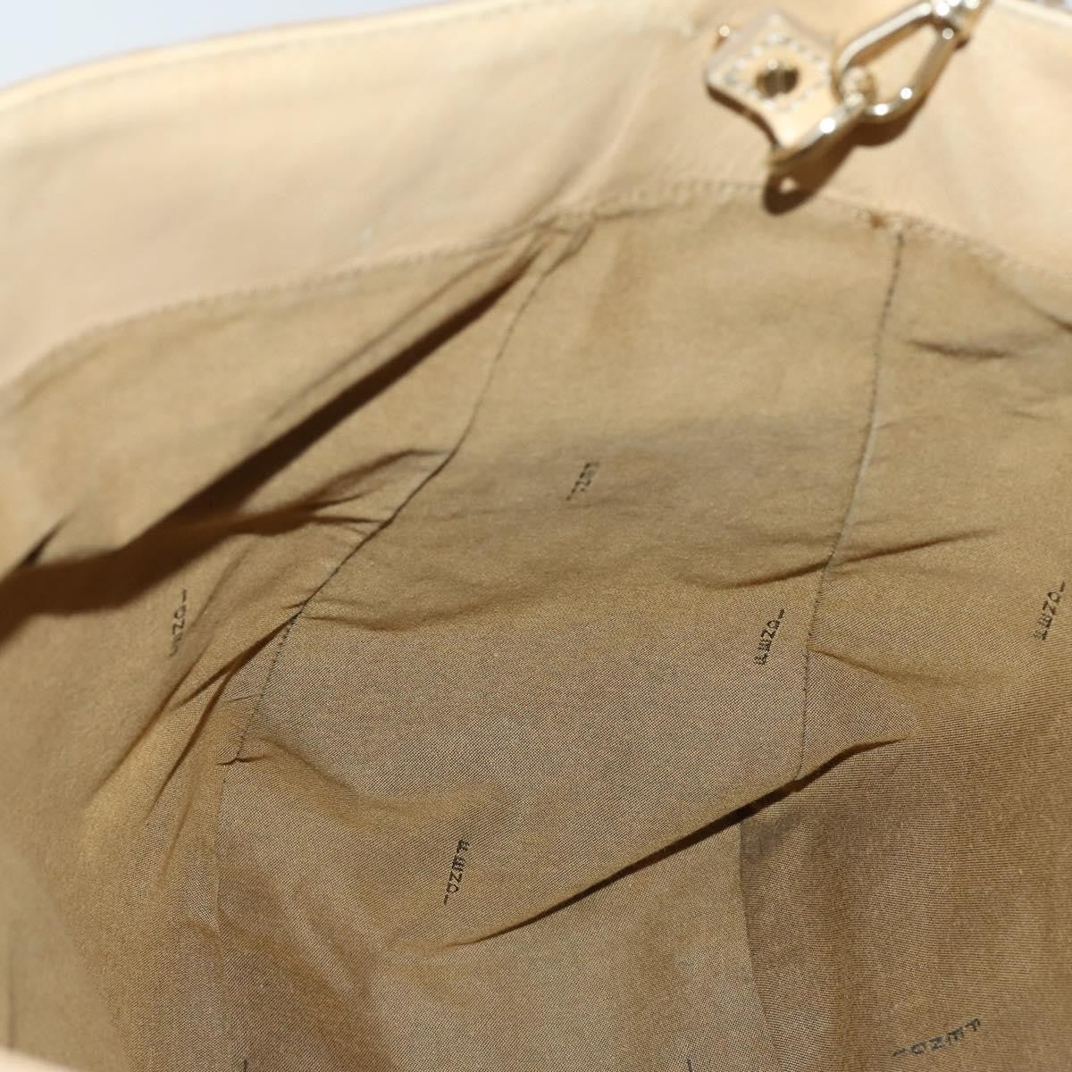 Fendi Twins Tote Leather, Beige, Leather, Tote Bag