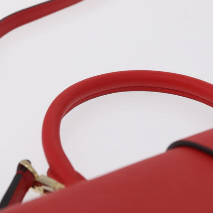 Louis Vuitton Locky Monogram Canvas with Leather, Red, Canvas, Handbag