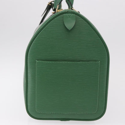 Louis Vuitton Keepall Epi Leather, Green, Leather, Travel Bag