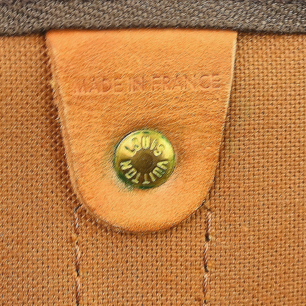 Louis Vuitton Keepall Monogram, Brown, Canvas, Travel Bag