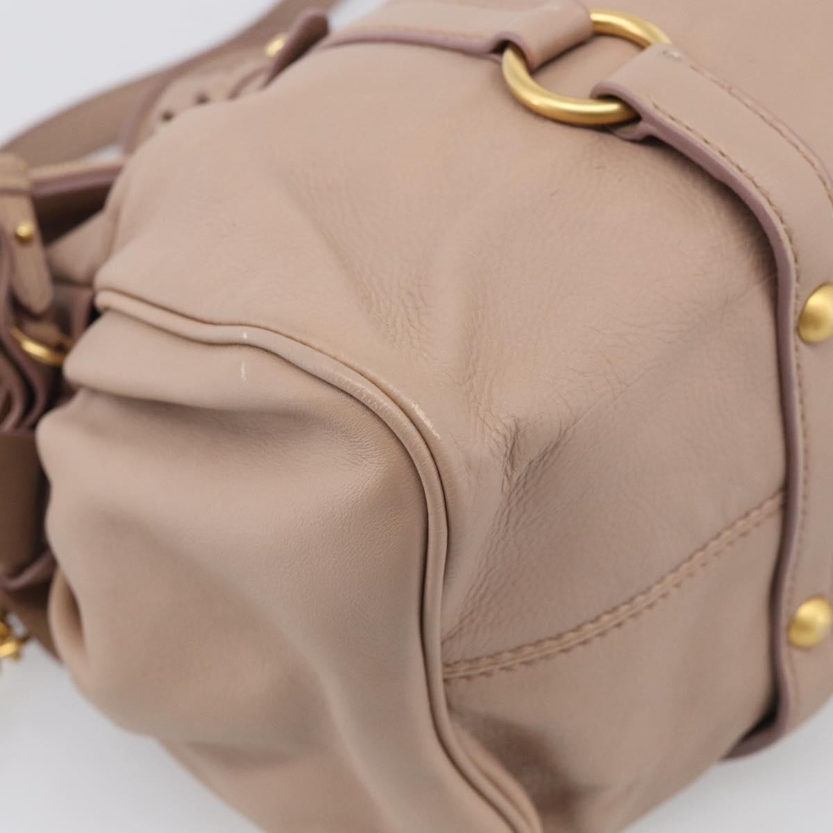 Miu Miu Bow Satchel Vitello Lux, Pink, Leather, Handbag