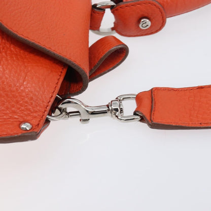 Salvatore Ferragamo Soft Sofia Leather, Orange, Leather, Tote Bag
