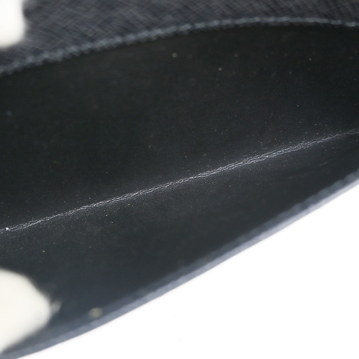 Louis Vuitton Pochette Baikal Clutch Taiga Leather, Black, Leather, Clutch