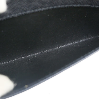 Louis Vuitton Pochette Baikal Clutch Taiga Leather, Black, Leather, Clutch