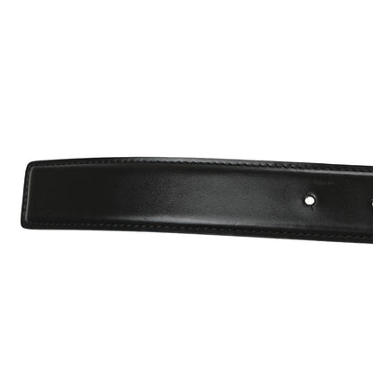 Gucci G Buckle Belt Leather, Black, Leather, Belt