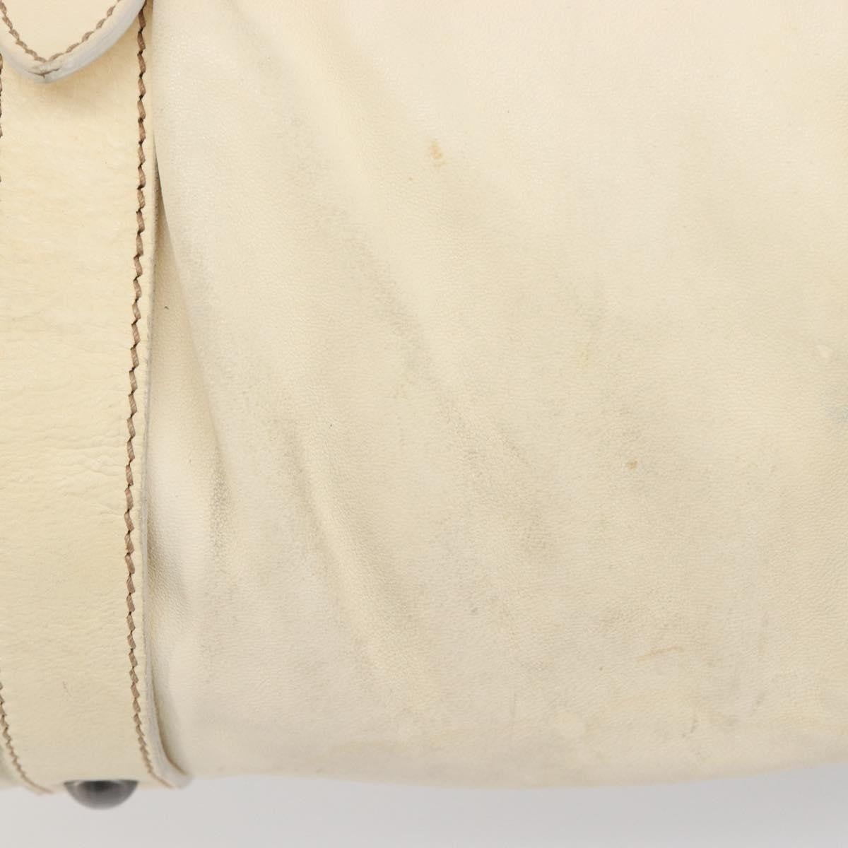 Miu Miu Vitello Lux Leather, Beige, Leather, Handbag