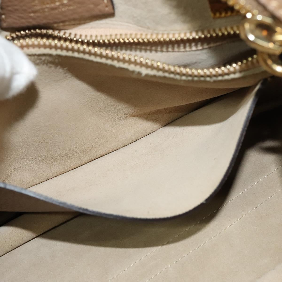 Chloe Hailey Leather, Beige, Leather, Handbag