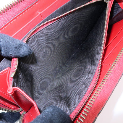 Gucci Cherries Wallet on Chain Guccissima Leather, Red, Leather, Crossbody Bag