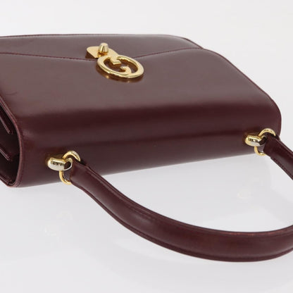 Gucci Vintage Leather, Burgundy, Leather, Handbag