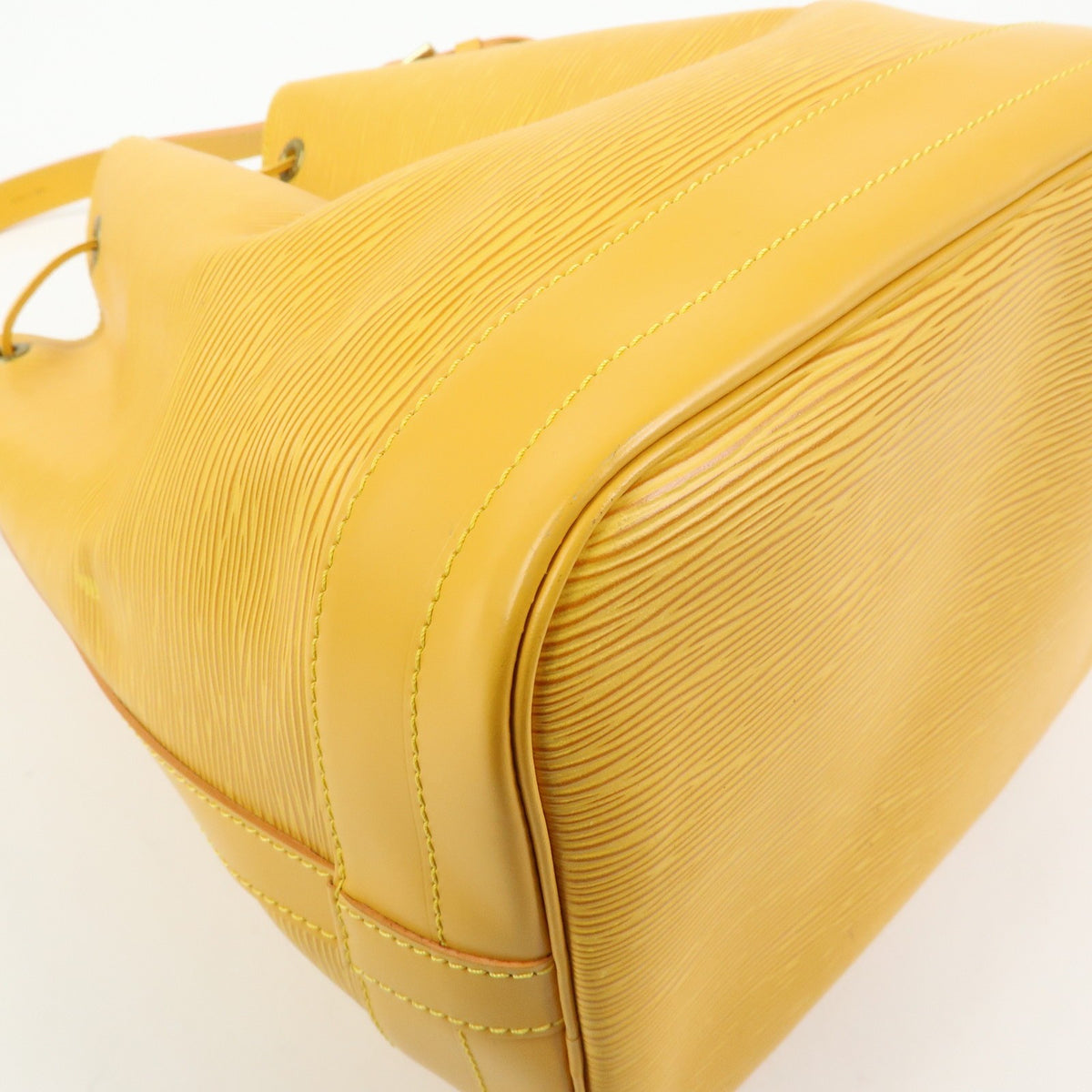Louis Vuitton Noe Epi Leather, Yellow, Leather, Shoulder Bag