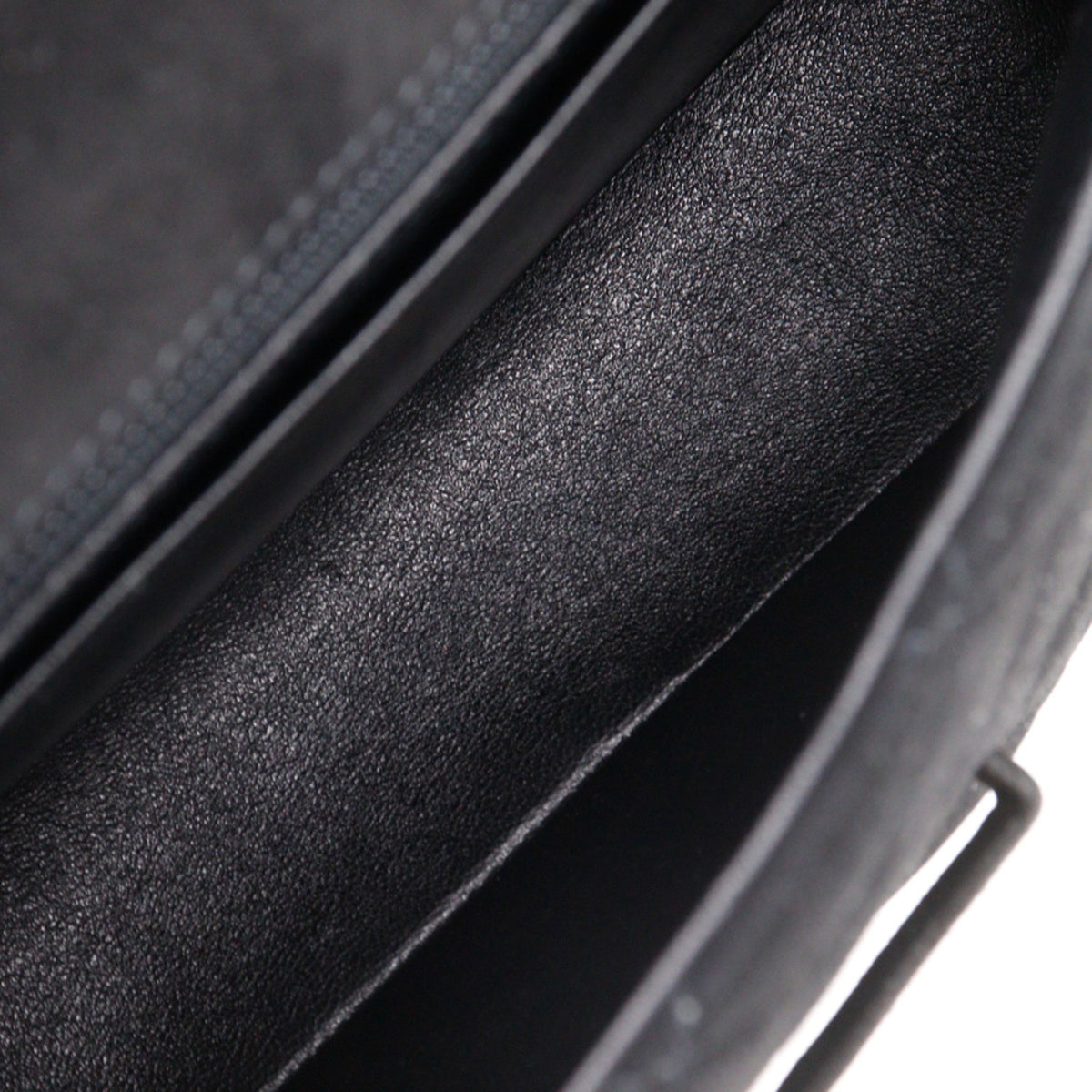 Chanel Vintage Flap Quilted Suede, Black, Suede, Shoulder Bag