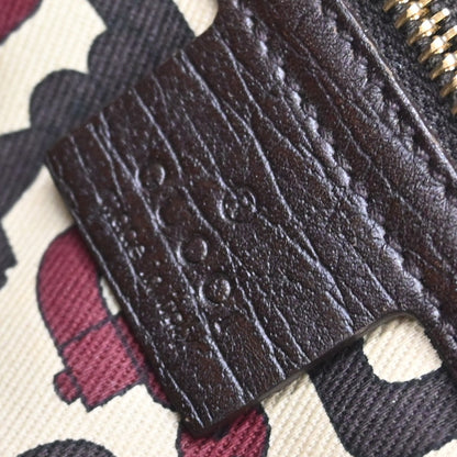 Gucci Jolicoeur Pochette GG Canvas and leather, Beige, Canvas, Handbag