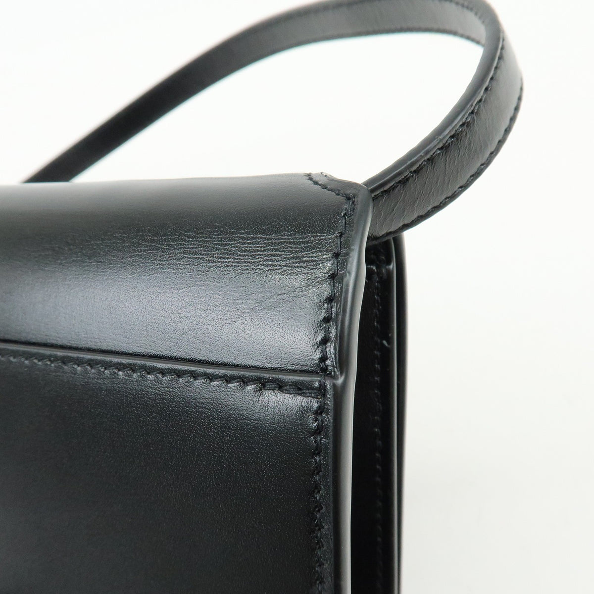 Saint Laurent Paris Chain Leather, Black, Leather, Crossbody Bag