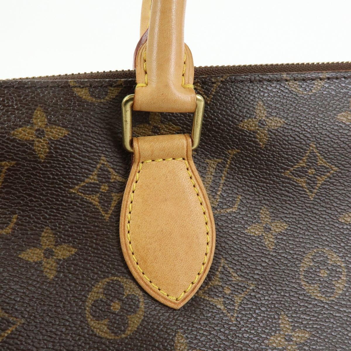 Louis Vuitton Popincourt Handle Monogram Canvas, Brown, Canvas, Handbag
