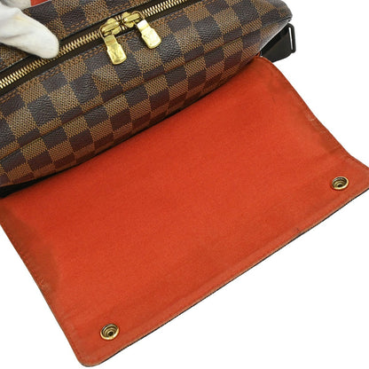 Louis Vuitton Naviglio Damier, Brown, Canvas, Shoulder Bag