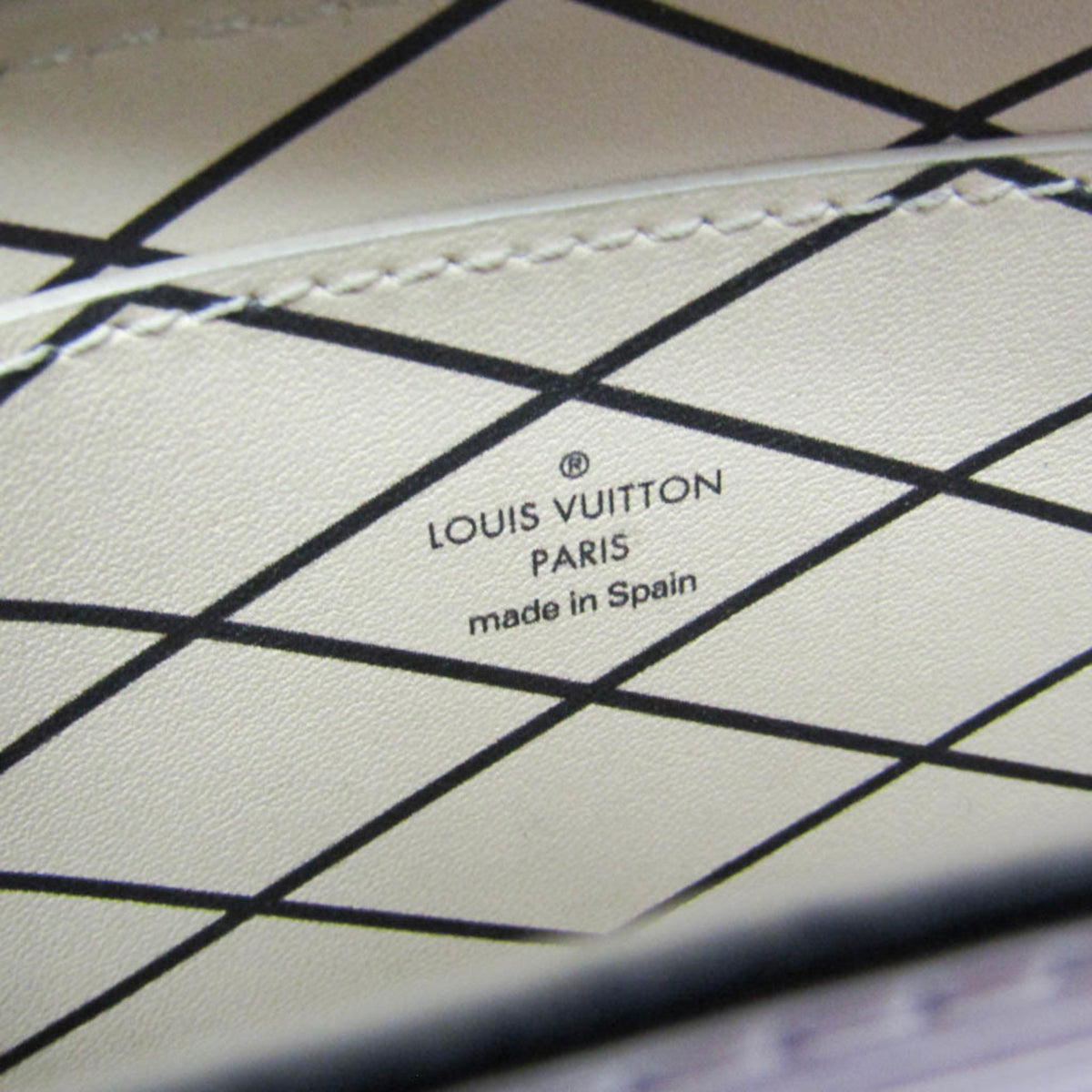 Louis Vuitton Vertical Trunk Pochette Epi Leather, Black, Leather, Clutch