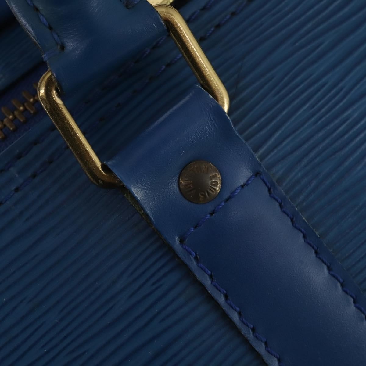 Louis Vuitton Keepall Bag Epi Leather, Blue, Leather, Travel Bag