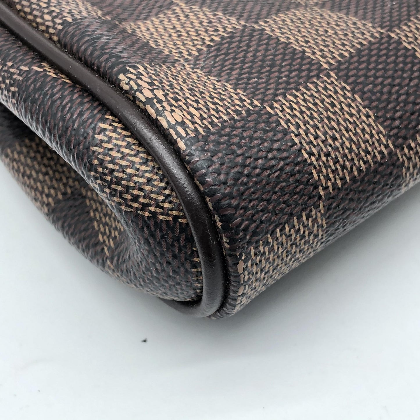 Louis Vuitton Eva Damier Ebene, Brown, Canvas, Shoulder Bag