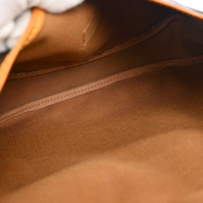 Louis Vuitton Saumur Monogram, Brown, Canvas, Shoulder Bag