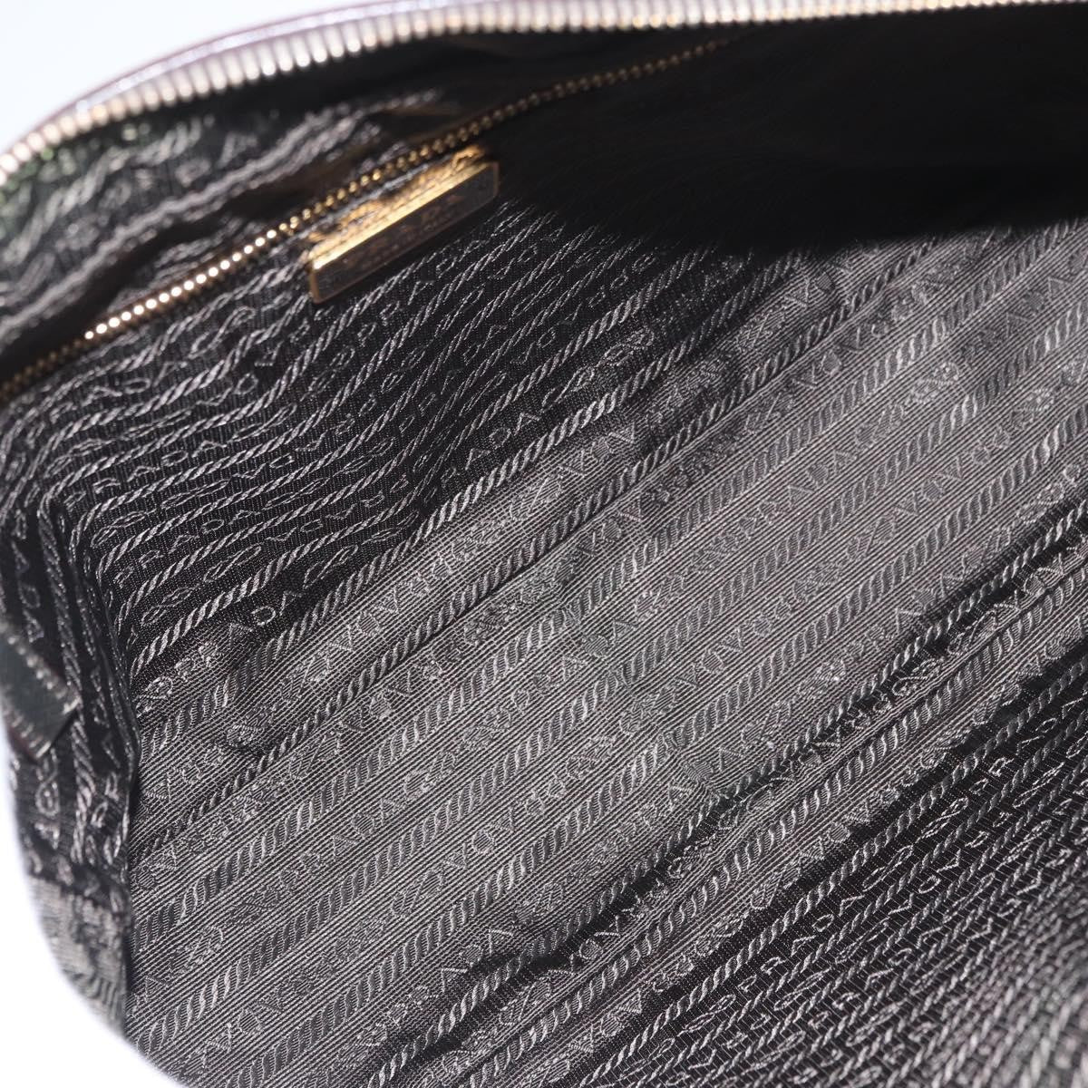 Prada Bauletto Saffiano Leather, Gold, Leather, Handbag