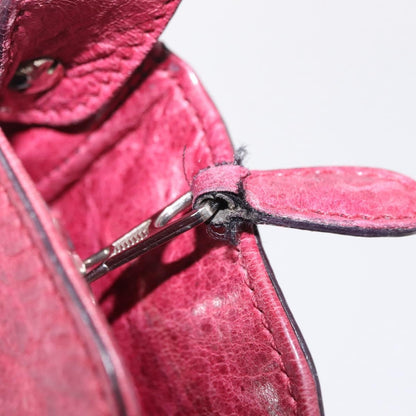 Balenciaga Hip Giant Studs Leather, Red, Leather, Crossbody Bag