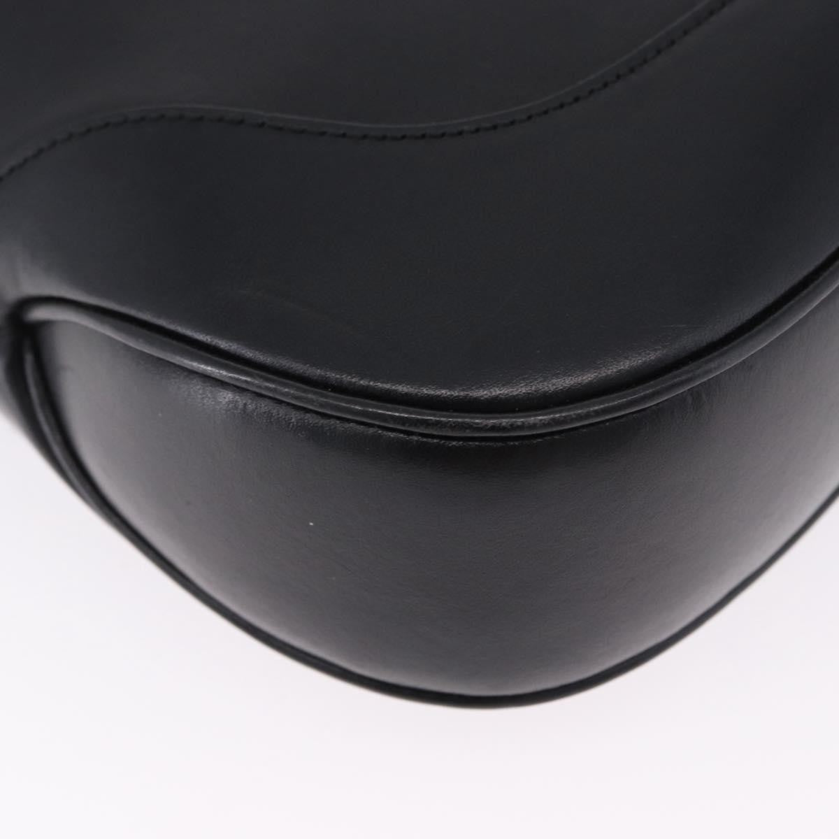 Gucci Jackie O Bouvier Hobo Leather, Black, Leather, Shoulder Bag