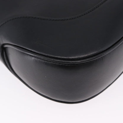 Gucci Jackie O Bouvier Hobo Leather, Black, Leather, Shoulder Bag