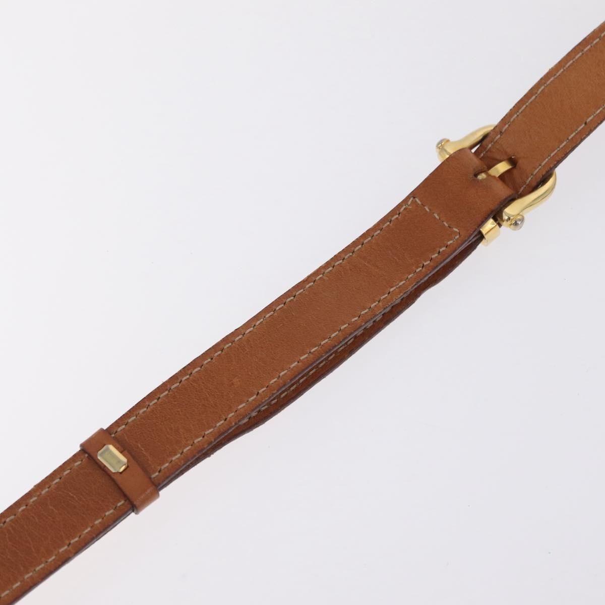 Celine Macadam Shoulder PVC Leather, Brown, Canvas, Crossbody Bag