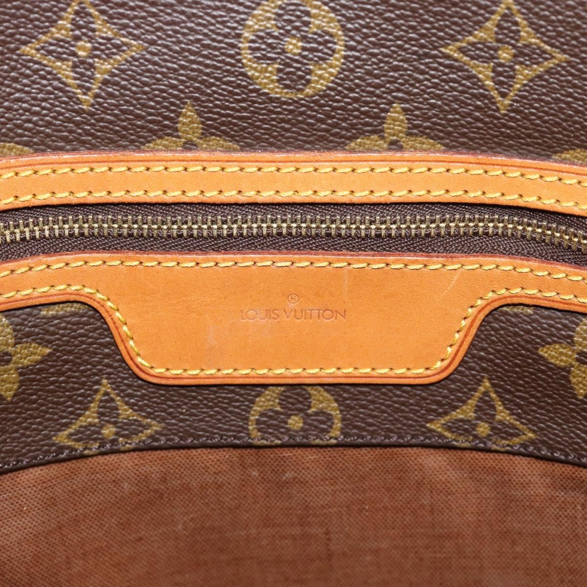 Louis Vuitton Shopping Sac Monogram Canvas, Brown, Canvas, Handbag