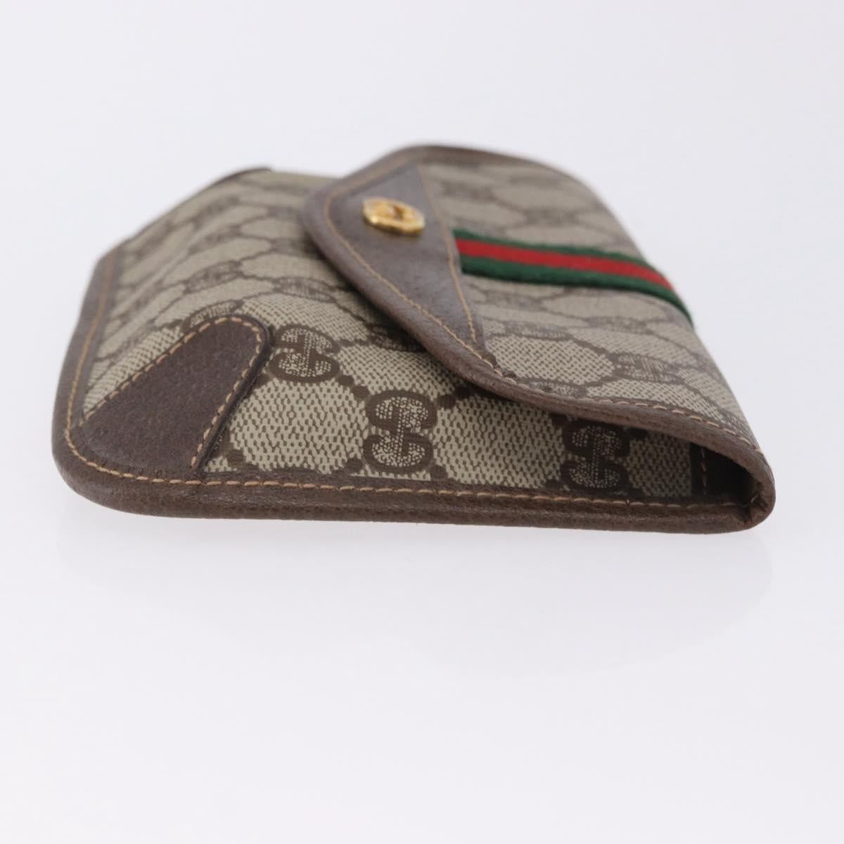 Gucci Sherry line Canvas, Beige, PVC, Clutch