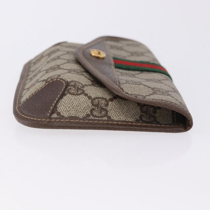 Gucci Sherry line Canvas, Beige, PVC, Clutch