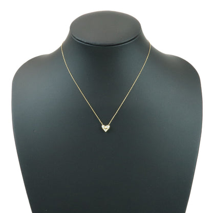 Tiffany & Co. Etoile Heart 3 Diamond Pendant 18K Yellow Gold with Platinum and Diamonds, Gold, Yellow Gold, Necklace
