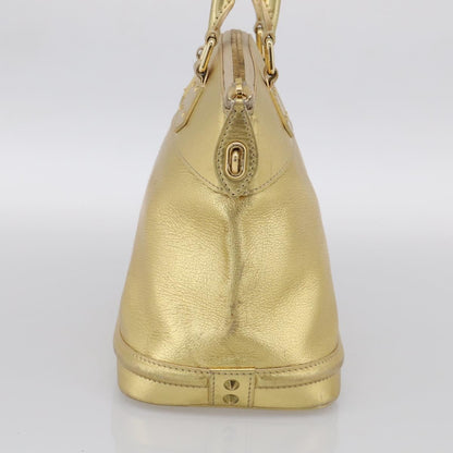 Louis Vuitton Suhali Lockit Leather, Gold, Leather, Handbag