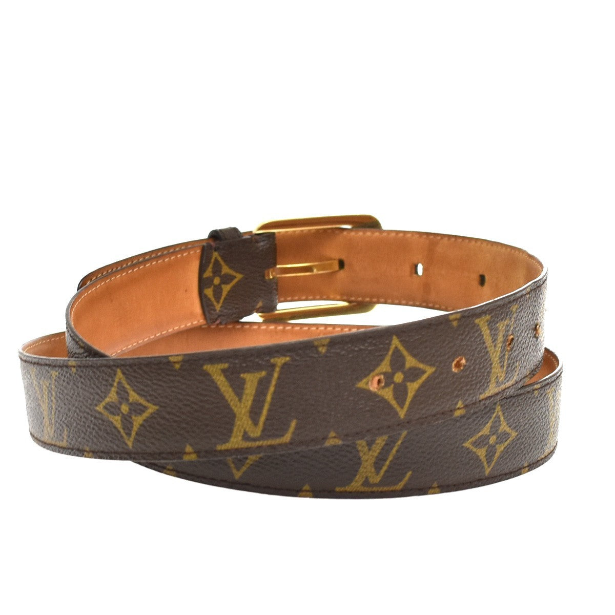 Louis Vuitton Ellipse Belt Monogram Canvas, Brown, Canvas, Belt