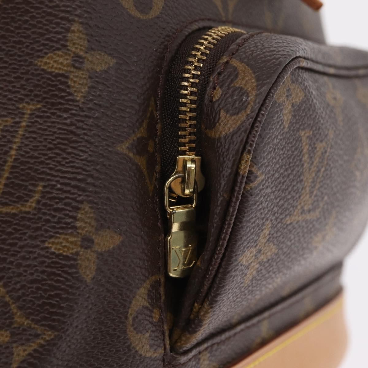 Louis Vuitton Vintage Montsouris Monogram Canvas, Brown, Canvas, Backpack