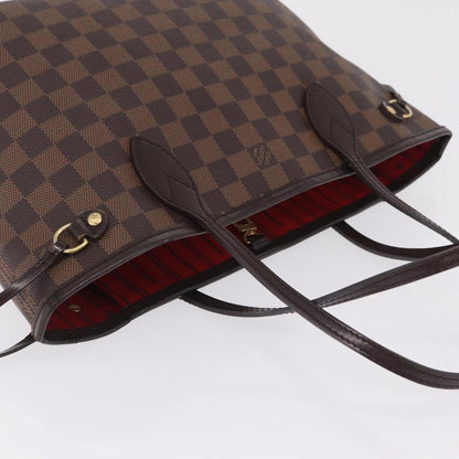 Louis Vuitton Neverfull Damier, Brown, Canvas, Tote Bag