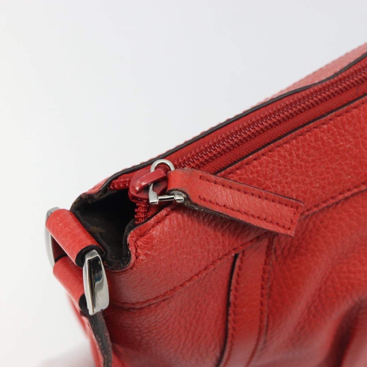 Gucci Abbey Leather, Red, Leather, Shoulder Bag