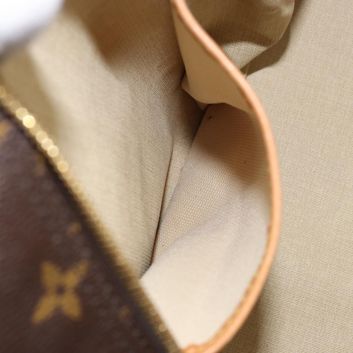 Louis Vuitton Deauville Handbag Monogram Canvas, BROWN, CANVAS, Handbag