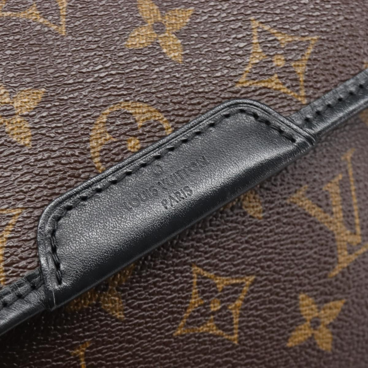 Louis Vuitton Bass Messenger Macassar Monogram Canvas, Brown, Canvas, Handbag