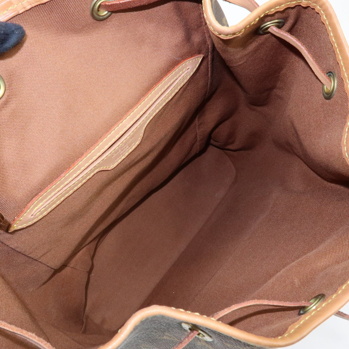 Louis Vuitton Vintage Montsouris Monogram Canvas, Brown, Canvas, Backpack